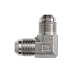 Brennan 2500-06-06-SS, Stainless Steel JIC Tube Fitting, 06MJ-06MJ 90 Degree Elbow, 3/8" Tube OD