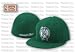Boston Celtics Mitchell & Ness Green Throwback Fitted Cap / Hat