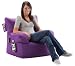 Comfort Research Big Joe Dorm Chair with Smart Max Fabric, Purple