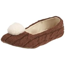 Chocolate Nightengale Crochet Knit Ugg Slippers Size 7
