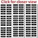 Blue Sea Systems Large Format Panel Labels AC or DC BSS-8039 DC Extended Kit (120)