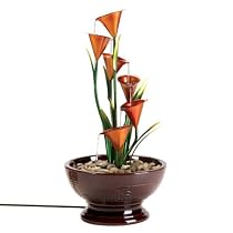 Big Sale Calla Lily Flower Floral Outdoor Garden Water Fountain