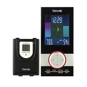 Taylor Wireless Weather Station With Clock