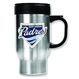 MLB San Diego Padres Stainless Steel Travel Mug 16oz