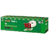 Scotch Magic Tape, 3/4 x 1000 Inches, Boxed, 10 Rolls (810K10)