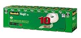 Scotch Magic Tape 3/4 in x 1000 in, 10-Count Package