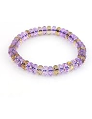 O-stone 3A Rare Ametrine Sparkle Facets Bracelet 8mmI Grounding Stone Protection Very Precous Stone