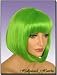 Hollywood_Hair4u - Green Bob Wig with Bangs Kanekalon Heat Resistant Synthetic Fiber Skin Top *NEW*