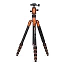 MeFOTO A1350Q1C Aluminium Roadtrip Travel Tripod/Monopod/Monopod Kit (Orange)