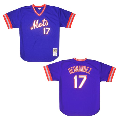 Mens New York Mets 1983 Alternate Jersey ¨C Keith Hernandez (Size: 3XL)