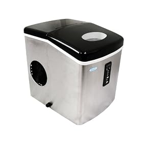NewAir AI-100SS Portable Ice Maker With Electronic LCD Screen