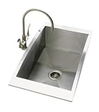 KOHLER K-3153-NA Swerve Single-Basin Self-Rimming Kitchen Sink