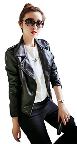 レディース 秋物 フェイクレザー テーラード ライダースジャケットLeather Jacket レディースコート レディースジャケット ブルゾン オシャレ エレガント 上着 防寒 あったかい PUレザー シンプル ソリッドカラ ショート丈 スリム カジュアルアウター 大人カジュアル 袖口ジッパー 長袖 オシャレ デート アウトドア トラベル 定番 ベーシック トップス 人気 流行 トレンド 通勤 ブラック XSサイズからXLサイズまで オリジナルアクセサリー付属 UJA169