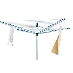 Leifheit 85214 W�schespinne L400 Linomatic mit Easy-Clip Kleinteile-Halter und Boden-H�lse