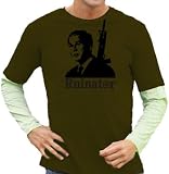 George Bush - Ruinator Layered Longsleeve T-Shirt Darkolive/M.Green, M