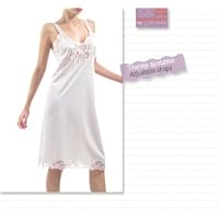 Full Slip with adjustable straps with lace