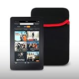 NEOPRENE POUCH CASE/COVER FOR AMAZON KINDLE FIRE (NOT FIRE HD) - BLACKby CELLAPOD