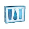 Cool Water By Davidoff For Women. Set-edt Spray 3.4 Ounces & Body Lotion 2.5 Ounces & Shower Gel 2.5 Ounces
