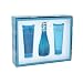 Cool Water By Davidoff For Women. Set-edt Spray 3.4 Ounces & Body Lotion 2.5 Ounces & Shower Gel 2.5 Ounces
