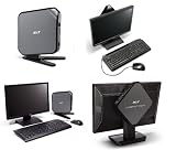 Acer Veriton N282G - Ultra-slim desktop - 1 x Atom D525 - RAM 2 GB - HDD 1 x 160 GB - NVIDIA Next Generation ION - Gigabit Ethernet - WLAN : 802.11b/g/n - Windows 7 Pro - Monitor : none