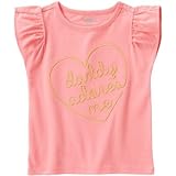 クレイジーエイト Crazy 8/ ダディAdoresミーティ ピンク トップス半袖Tシャツ 18～24ヶ月【並行輸入】