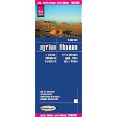 Syrien, Libanon / Syria, Lebanon 1 : 600 000: mit Aleppo, Damascus und Palmyra. Exakte H�henlinien. H�henschichten-Relief. GPS-tauglich durch ... ... Stra�ennetz. Ausf�hrlicher Ortsindex
