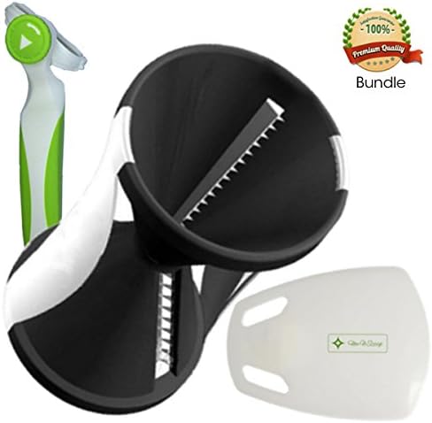 Best Premium Spiralizer Comes With Free Ceramic Peeler, Flex Cutting Board & 100% Lifetime Guarantee. Spiral Slicer Bonus Lifetime Vegetable Spiralizer Recipes e-Book.