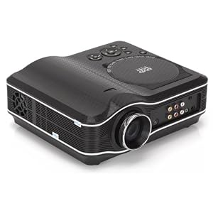 Koolertron Portable Projector 800x600 Home Theater EVD DVD MP4 RMVB Player w SD USB /S2