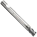Niagara Cutter STRN440 Stabilizer Carbide End Mill, Anti-Vibration for Hi-Temp Alloys, Extended Reach (Neck Style), AlCrN Coated, 4 Flutes, Radiused-Corner End