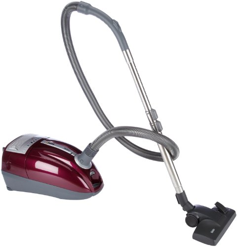 Fakir S 350 2764003 Öko Power Staubsauger mit Beutel / 1600 Watt / prugna perla / HEPA-Filter