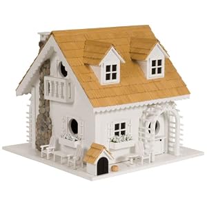 Le Petit Chalet LPC-1009 Purple Martin Bird House - White and Natural by 