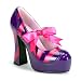 4 Inch Heel Sexy Shoes Purple Pink Mary Jane Shoes Halloween Costume Accessory