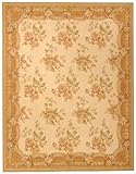 IMAGE OF Due Process Aubusson Belfort Ivory-Peach 10' X 14' Area Rug