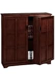 Multimedia Cabinet Strg Doors 42w Macintosh Oak