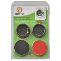 Crimson Red Silent Feet - Anti-vibration Pads for Washing Machines and Dryers