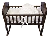 Baby Doll Bedding Gold Sensation Cradle Set, Gold
