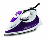 Morphy Richards Comfigrip 40754 Diamond Soleplate Steam Iron with Tip Technology, Plum