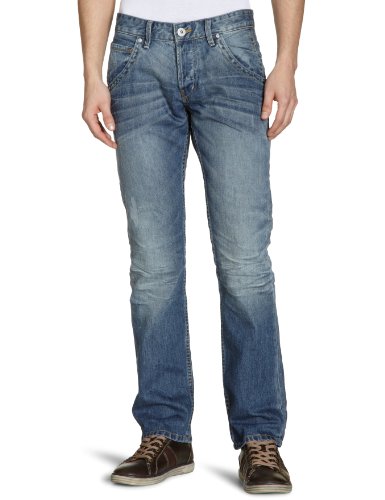TOM TAILOR Denim Herren Jeans 62002010012/stone wash slim straight, Gr. 33/34, Blau (1051) Preisvergleich