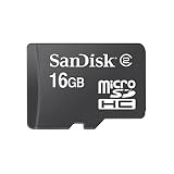 Sandisk 16GB Micro SD Memory Card HP Glisten LG eXpo Nokia N900 Samsung omnia 2