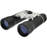 7dayshop Binoculars - Compact 10x25 DCF (Black & Silver) - TOP QUALITY GLASS OPTICS. With Case and Neck Strapby 7dayshop