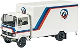 Schuco 450360100 - Mercedes-Benz LP 608 BMW Motorsport, Kastenwagen, Limited Edition 1000 St&uuml;ck, 1:43, wei&szlig;