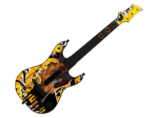 Decorative Skin fits Guitar Hero 5 for Wii (GUITAR NOT INCLUDED), Item No.GTW0996-21