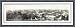 Historic Michigan Bay City 1912 Panorama, Elegant Black Antique, 12x41" M-P