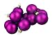 Pack of 36 Matte Purple Excitement Glass Ball Christmas Ornaments 2.75" (67mm)