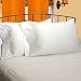 Chezmoi Collection 2 Pieces 300 Thread Count White Cotton Jacquard Damask Stripe Pillowcase Queen Standard Size