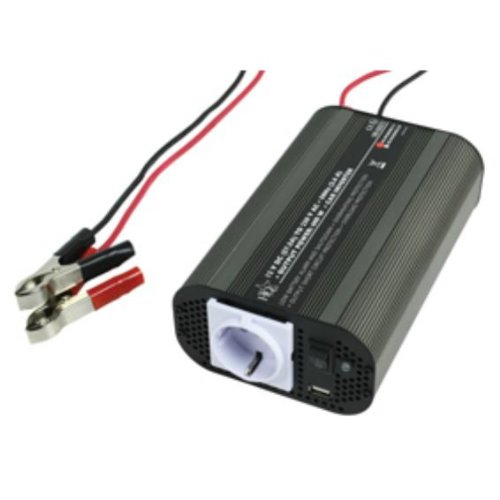 HQ INV600WU-12 modifizierter Sinus Wechselrichter (12 V, 600 Watt, USB-Port)