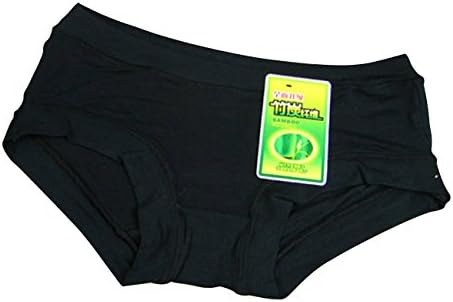Dong Dian Women's Microfiber Invisible Seamless Hipster Panties Black