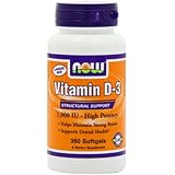 Vitamin D-3 1,000 IU Softgels, 360 Count