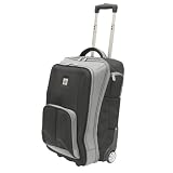 Sharper Image Airtek Rolling Upright Luggage - Black/ Gray (22')