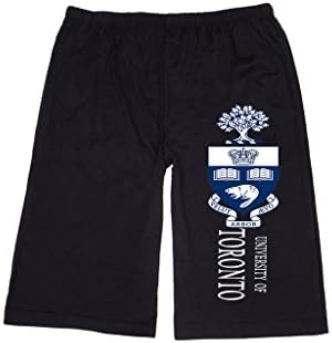 RBST Men's University of Toronto Logo Lounge breeches Shorts Pants XL Black